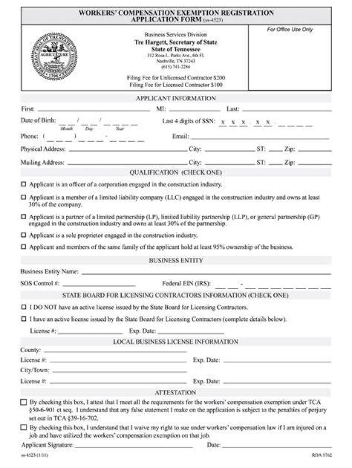 Are sole proprietors exempt from workers comp?