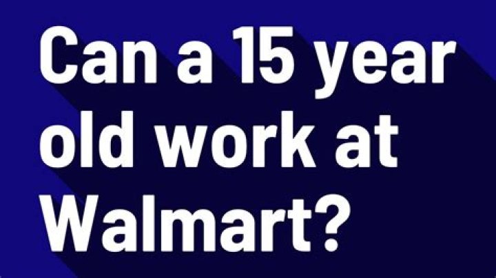 Can a 15 year old work at Marshalls?