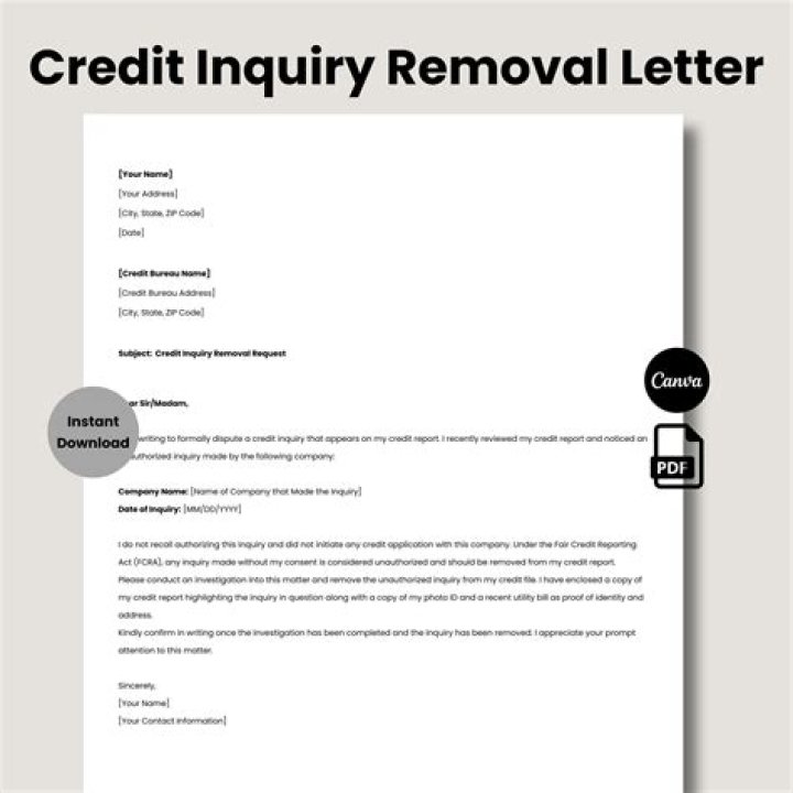 Can a company remove a credit inquiry?