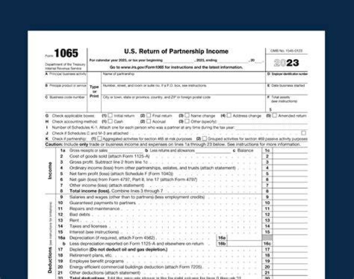 Can Form 1065 be filed electronically?