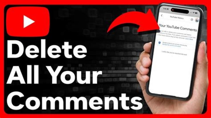Can I delete all my comments on YouTube?