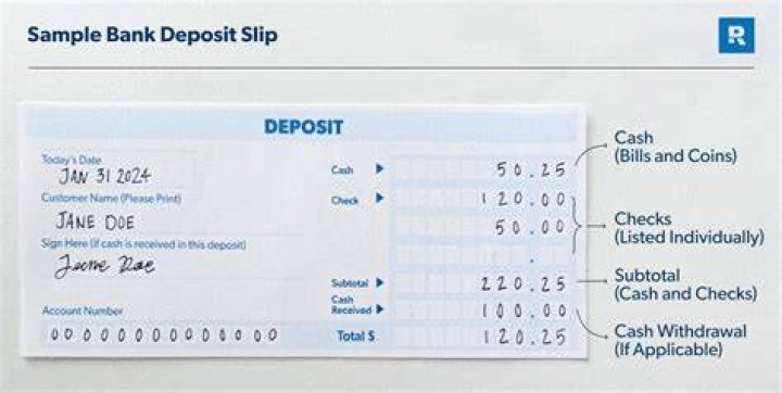 Can I deposit cash savings?
