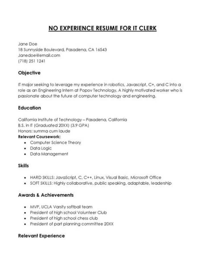 Can I make a resume if I have no experience?