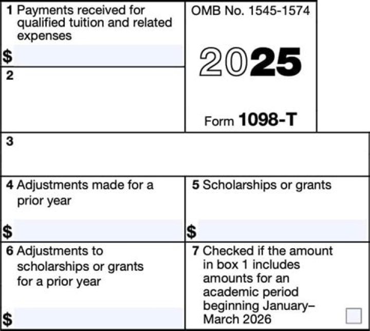 Can I use a 1098-T from a previous year?