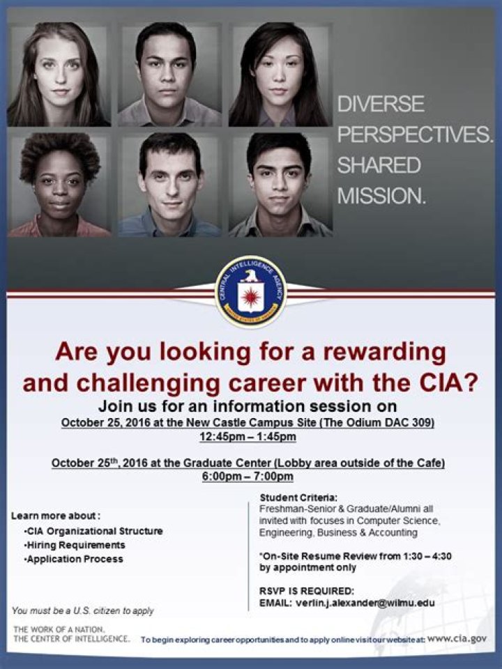 Can minors work for the CIA?