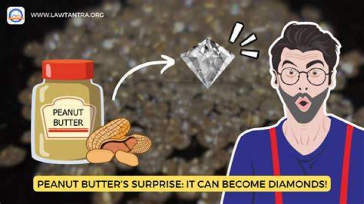 Can peanut butter become a diamond?