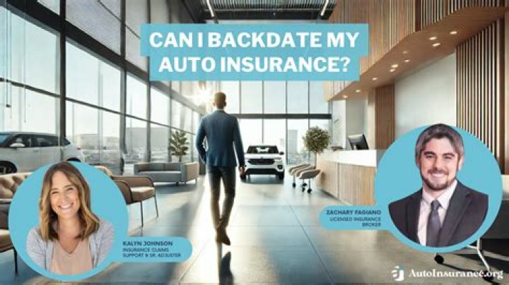 Can you backdate car insurance?