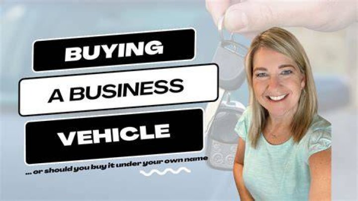 Can you buy a vehicle under your business name?
