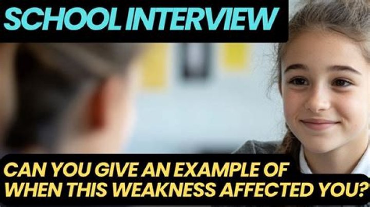 Can you give an example of your weakness?