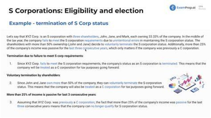 Can you lose S corp status?