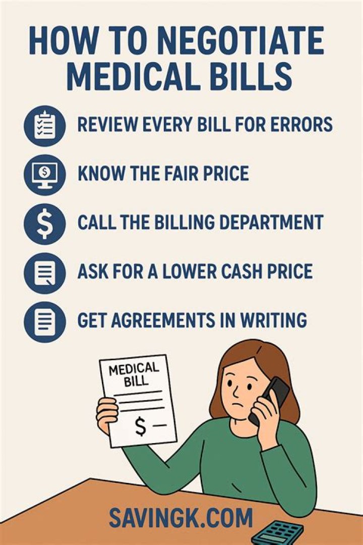 Can you negotiate medical bills down?