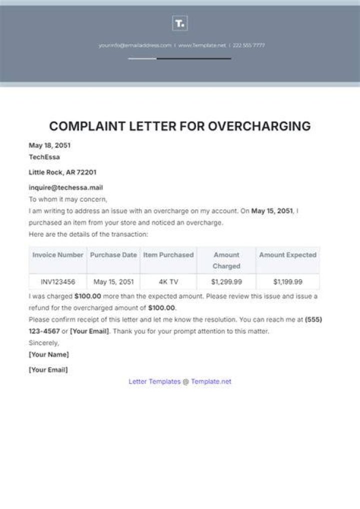 Can you sue a business for overcharging?