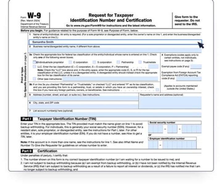 Do foreigners fill out W9?