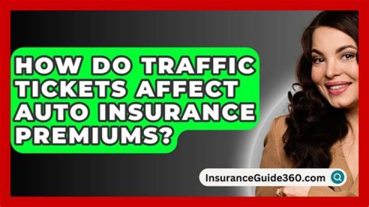 Do HOV tickets affect insurance?