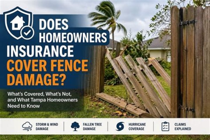 Do insurance companies cover fences?
