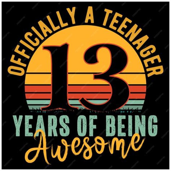 Does 13 make you a teenager?