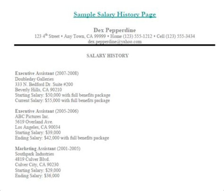How can employers check your salary history?