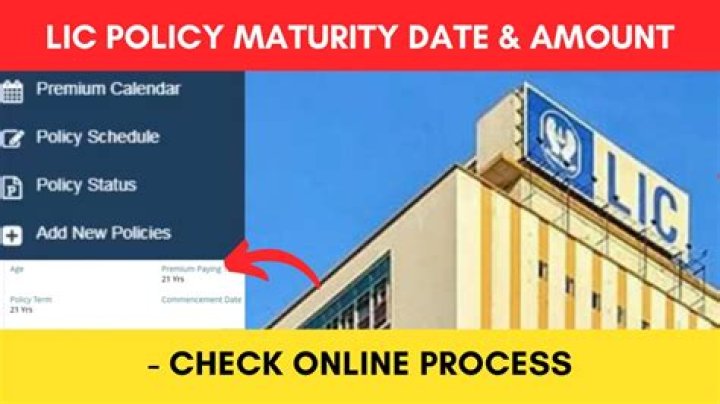 How can I check my LIC policy maturity amount?