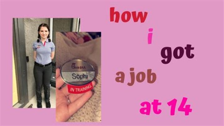 How can I get a job at 14?