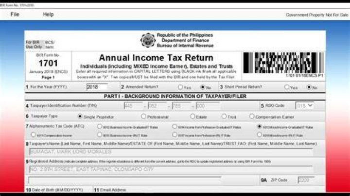 How do I find my annual income on my tax return?