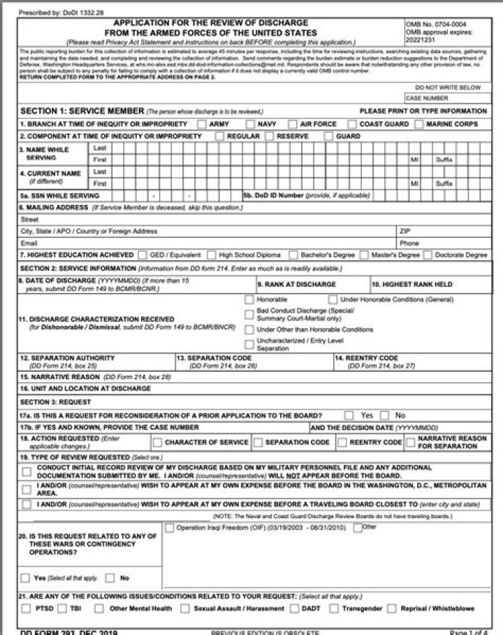 How do I get a copy of my military discharge papers?