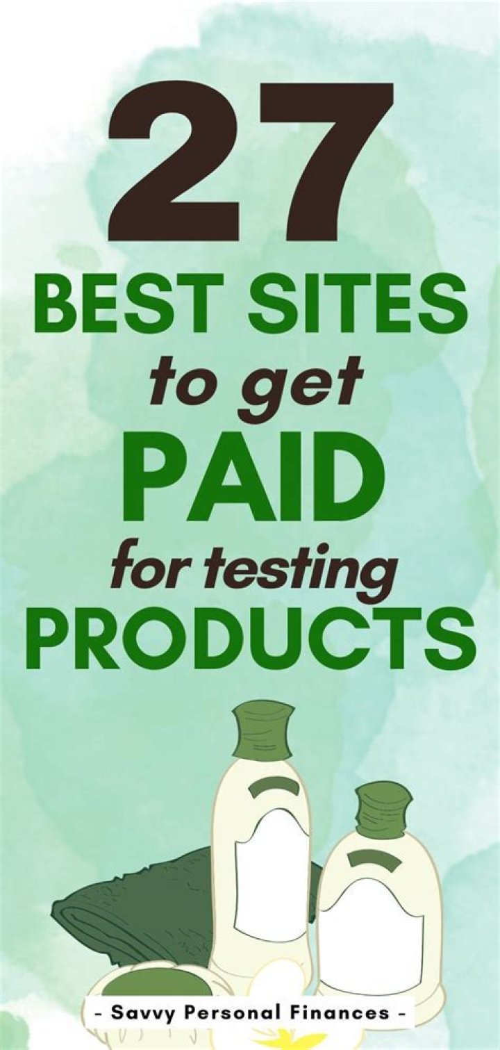 How do I get paid for testing products?