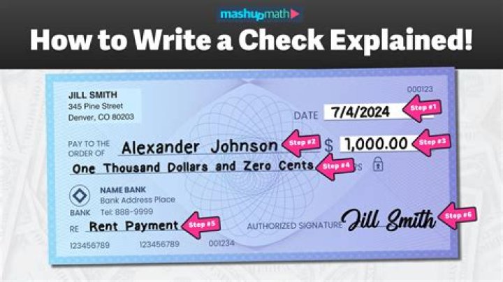 How do I write a cheque for electric bill?