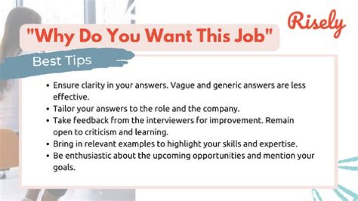 How do you answer how will this job benefit you?