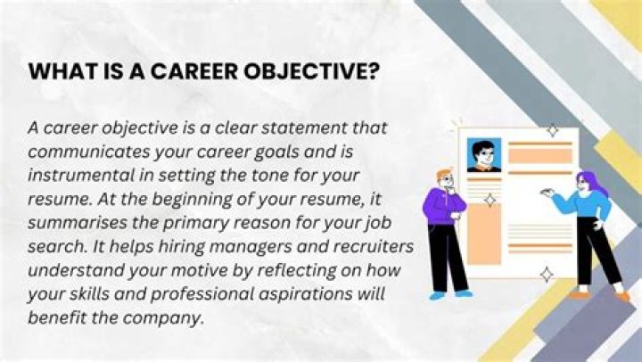 How do you answer what your career objectives are?