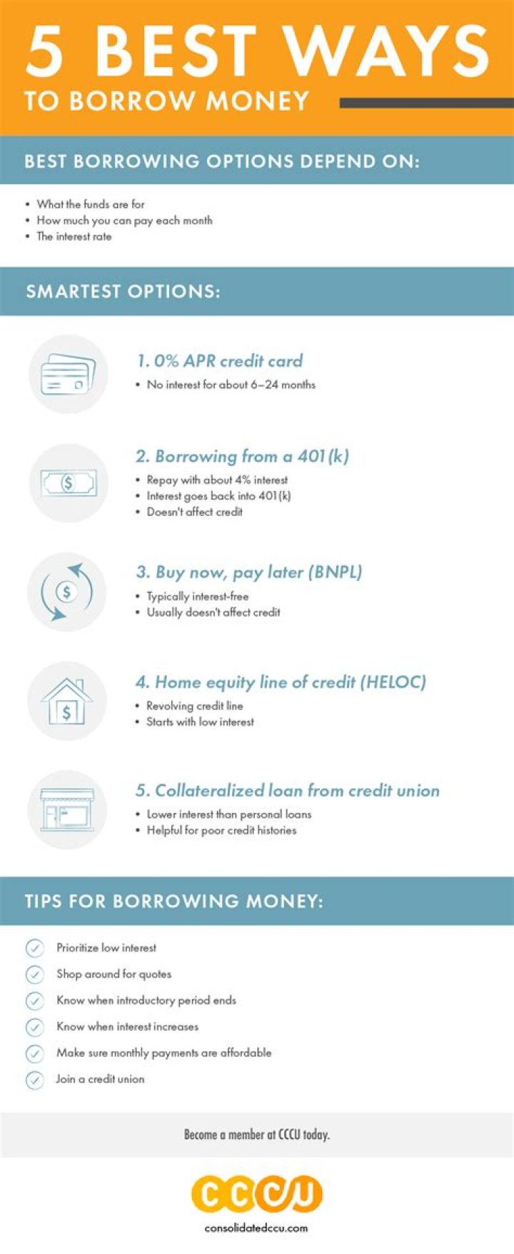 How do you borrow money from an investor?