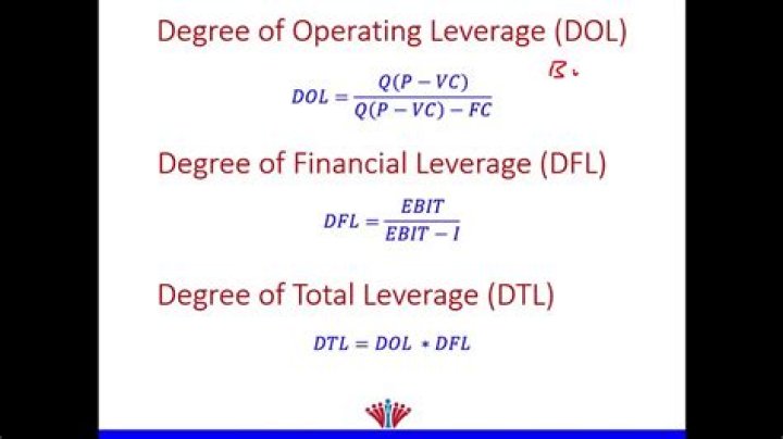 How do you calculate degree of operating leverage?