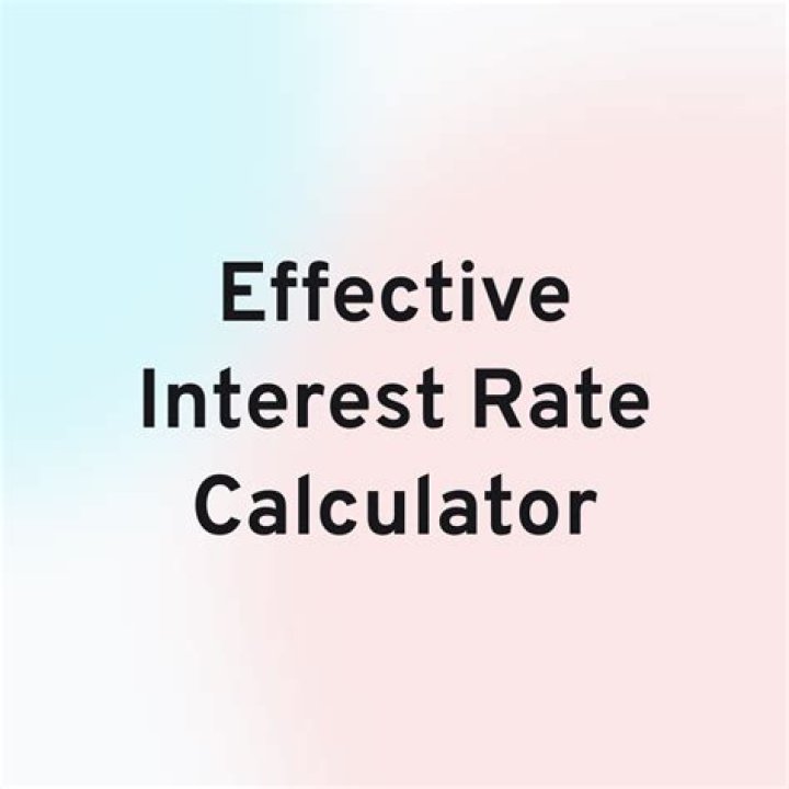 How do you calculate effective interest rate in accounting?