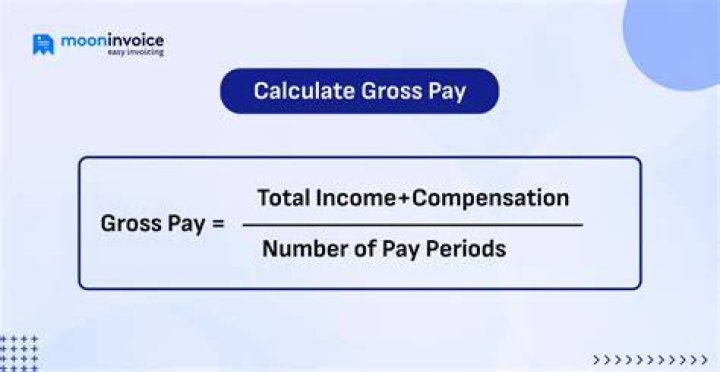 How do you calculate tax on gross pay?