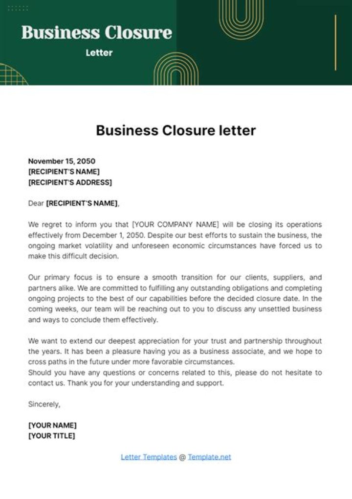 How do you close a business if the owner is deceased?