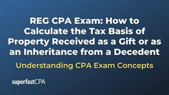 How do you determine basis of property inherited 20 years?
