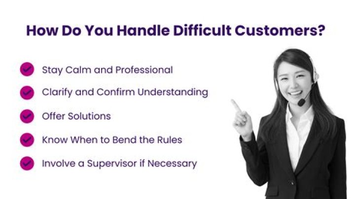 How do you handle a tough situation involving customers?