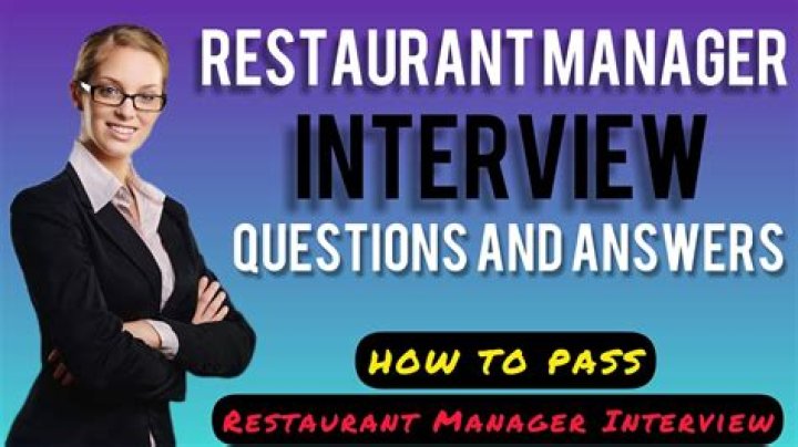 How do you interview at a restaurant?