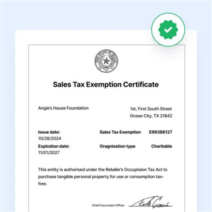 How do you qualify for tax exemption?