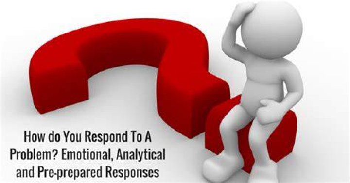 How do you respond to financial problems?