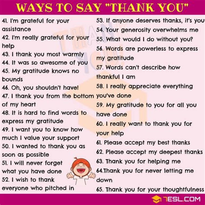 How do you say thank you to someone who bought you a car?