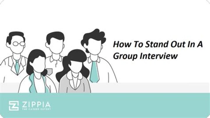 How do you stand out in a group interview?
