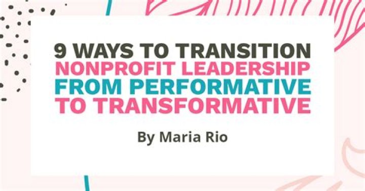 How do you transition to a non profit?