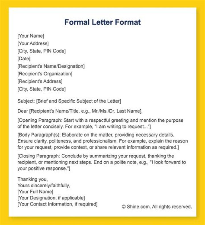 How do you write a letter to a former employer?