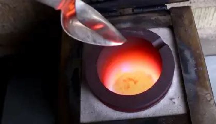 How is gold separated from other metals?