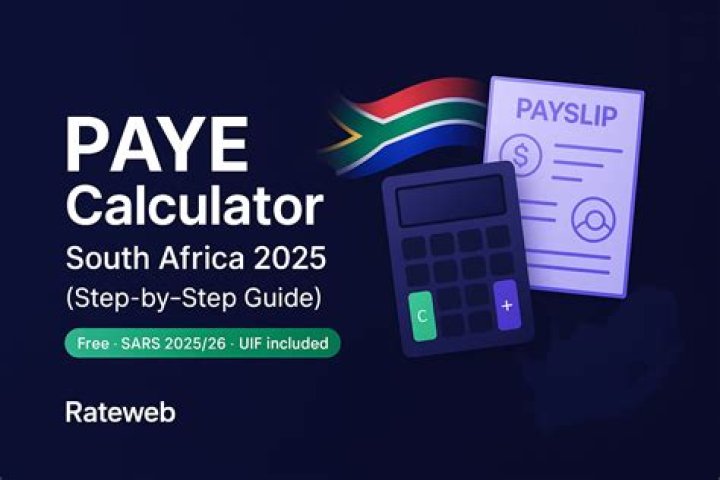 How is PAYE calculated in South Africa?