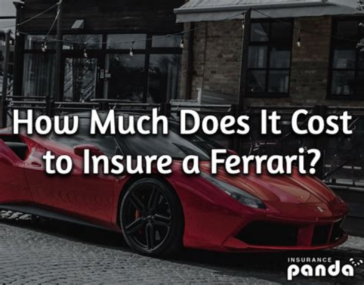 How much does it cost to insure a Ferrari F430?