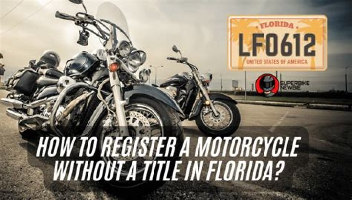 How much does it cost to register a motorcycle in FL?