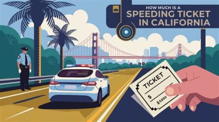 How much is a speeding ticket in California for going 20 over?