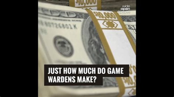 How much money do game wardens make in Maine?