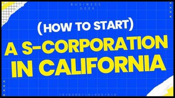How to set up a s Corp in California?